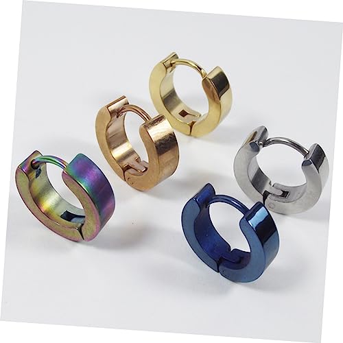 Adorainbow 5 Pares De Brincos Masculinos Brincos Masculinos Brincos Masculinos Brincos Para Homens B