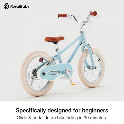 Image of RoyalBaby EZ Kids Bike,12 14 16 18 Inch Convertible Balance to Pedal Bike for Boys & Girls,Beginner Bicycle for Ages 2-9 Years