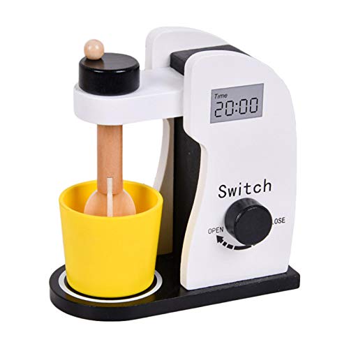 Mixer, Holzküchen Spielzeug Puzzle Mixer Brotbackautomat Egg Beater Spielzeug für Kinder Zum Spielen Haus