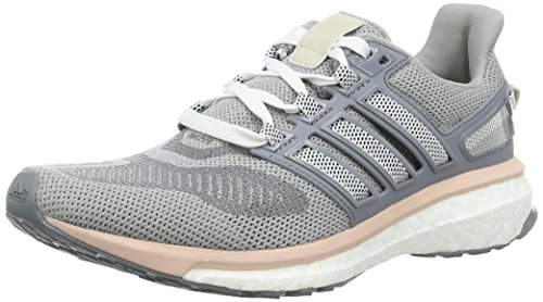 adidas Energy Boost 3, Chaussures de Running Compétition femme, Gris (Mid Grey /night Navy/vapour Pink), 36 2/3 EU