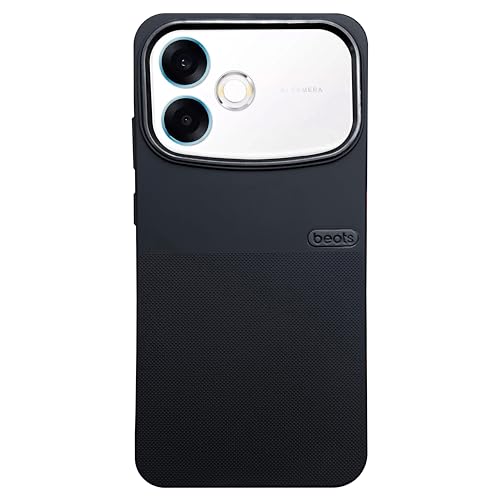 NIUKIN Rugged Soft Back Case for Oppo F33 Pro 5G | Shockproof Scatrchproof Cover | Black (Design 02)