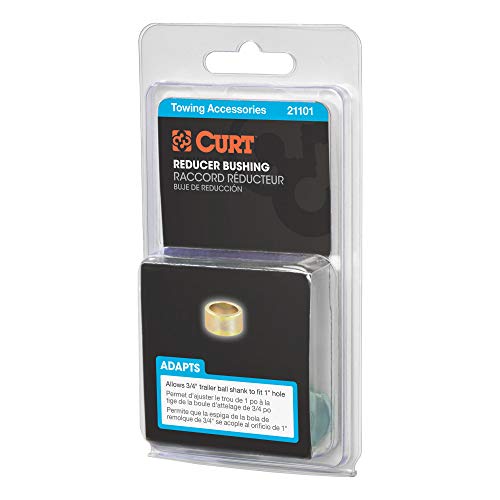 Curt 21101 Trailer Hitch Ball Hole Reducer Bushing, Reduces 1-Inch Diameter To 3/4-Inch Stem #TOP5