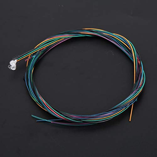 Colored Nylon And Color Coated Copper Alloy Winding Strings Lightweight For Guitarists, Guitar Learning Students, Beginners. For Guitar Enthusiasts #TOP4