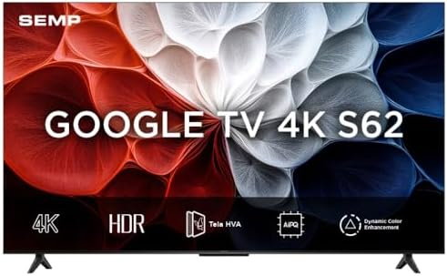 Smart TV Semp 50 Polegadas LED HVA 4K S62 WiFi Bluetooth Google T...