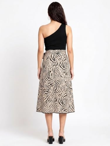 Image of Women's Boho Skirt High Low Split Summer Beach Midi Wrap Skirts