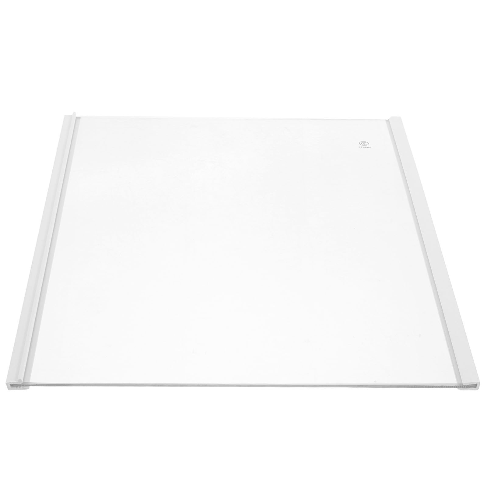 Luxshiny Estante para Refrigerador de Vidrio Templado Aleación, Almacenamiento Modular Flexible y Visibilidad Clara para Alimentos Frescos y Frutas en Cocina