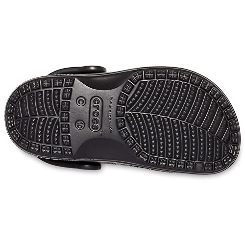 Crocs Tamanco infantil unissex Baya, Preto/preto
