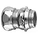 CROUSE HINDS 652 Steel, Non Insulated, EMT Compression Connector, 1 INCH