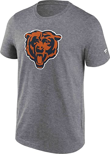 Fanatics NFL Crew Chicago Bears Men's T-Shirt, grey / red, XXL