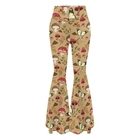 Showudesigns High Waisted Flare Yoga Pants Cover