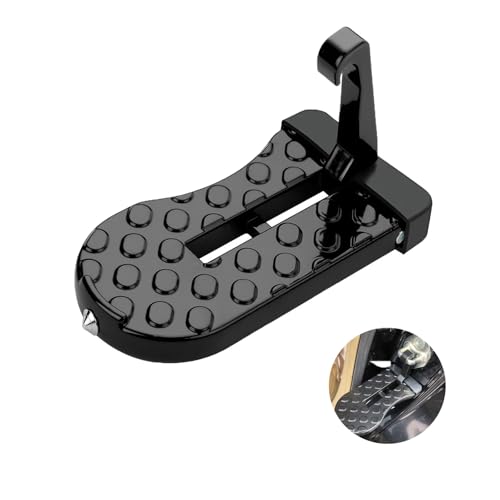Car Door Pedal, Car Doorstep Roof-Rack Foot Pedal Ladder, Ladder For Cars, Climbing Aid, Easy To Get To The Roof, Universal Doorstep, Fits Vehicles With U Door Traps, SUV, Jeep, RV