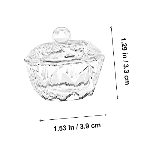 3 piezas vasos acrílicos para arte de uñas miniatura 2