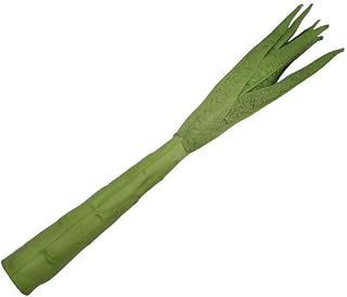 Adorno artificial hecho a mano de celtuce artificial para decoración de alimentos, color natural, vegetales para restaurantes