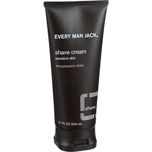Every Man Jack: Fragrance Free Shaving Cream, 6.7 Ounces