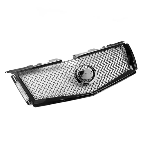Parrilla delantera para Cadillac CTS 2008-2013, rejilla de malla para parachoques de coche 4