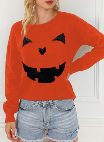 Image of LEMAFER Women 2026 Merry Christmas Round Neck Sequin Letters Sweater Casual Solid Slogan Long Sleeve Pullover Sweatshirt Tops