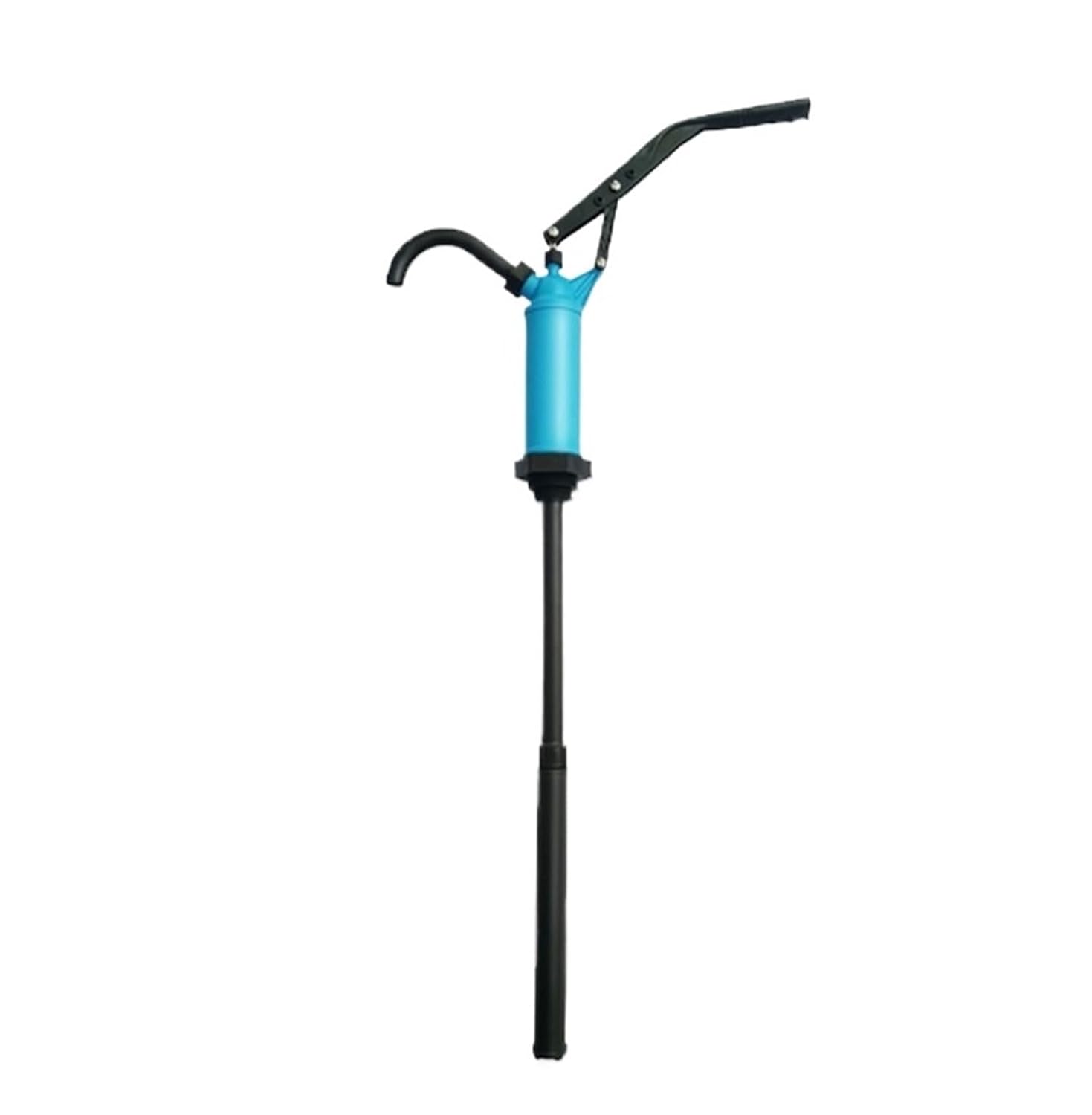 Fuel Pump, Barrel Pump with Lever Action Portable Hose Assembly Tool Non Slip Handle Oil Drum Hand for Petrol Transfer Water