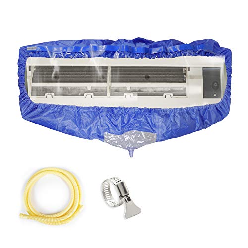GCGOODS Air Conditioner Cleaning Cover Kit, Waterproof Dust Washing Clean Protector Bag for 9000-18000 Btu Wall-Mounted Mini Split AC Units