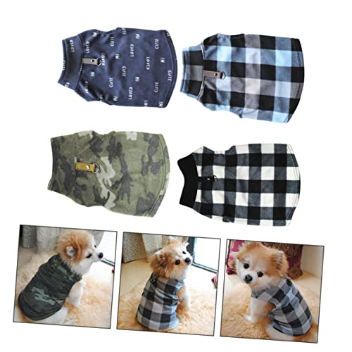 Abaodam 4pcs Ropa Ligera para Perros y Gatos Abrigo Calido miniatura 6