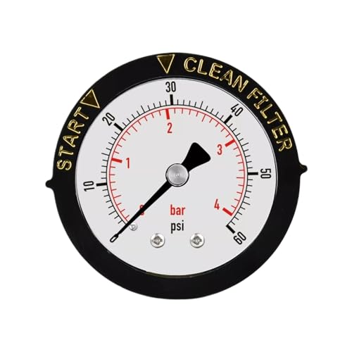 Manomètre de filtre piscine 0-60 psi pour éviter la surpression du circuit