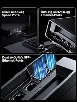 MINIS FORUM MS-01 Mini Workstation, Intel Core i9-13900H (14C/20T, bis zu 5,4GHz), 64GB DDR5, 1TB SSD, vPro, 2X 10Gbps SFP+, 2X 2,5G RJ45, 2X USB4, HDMI, PCIe 4.0 x16, 3X M.2/U.2 SSD – Ansicht 3