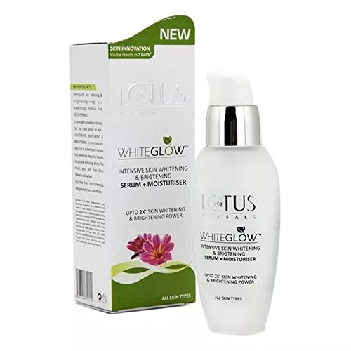 Lotus Herbals WhiteGlow Intensive Skin Whitening & Brightening Serum + Moisturiser | 30 ml