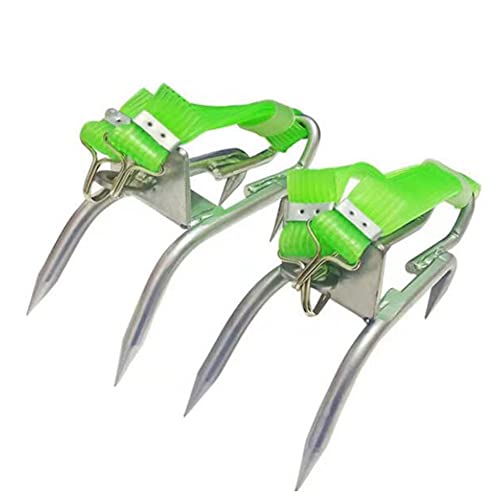 Crampons d'escalade en acier inoxydable pour grimper aux arbres, aide à l'escalade portable pour la survie dans la jungle, la cueillette des fruits et la chasse