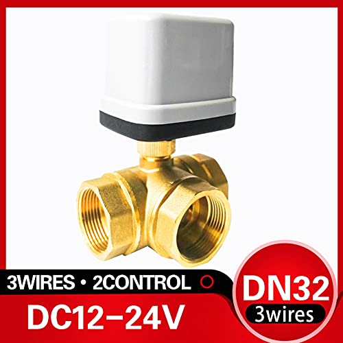 Vanne électrique DN32 automatique 3 ports DC12V-24V commande d'eau - 7
