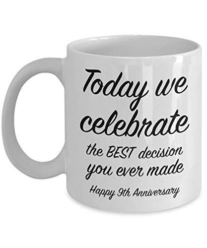 9th Anniversary Gift Ideas for Him - 9 Year Wedding Anniversary Gift