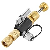 Tigbear HVAC Valve Core Removal Tool, Valve Core Remover Installer Tool, 1/4
