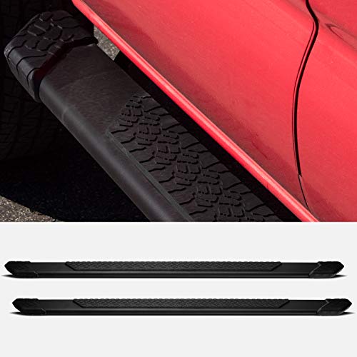 Stehlen 733469494959 5  TI Series Aluminum Running Boards - Matte Black For 2007-2021 Toyota Tundra CrewMax (Extended Crew) Cab