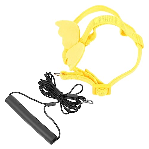 VERDANVERSE Elastic Pulling Rope Parrot Harness Bird Fly Train Tool Leash for Birds Random Style