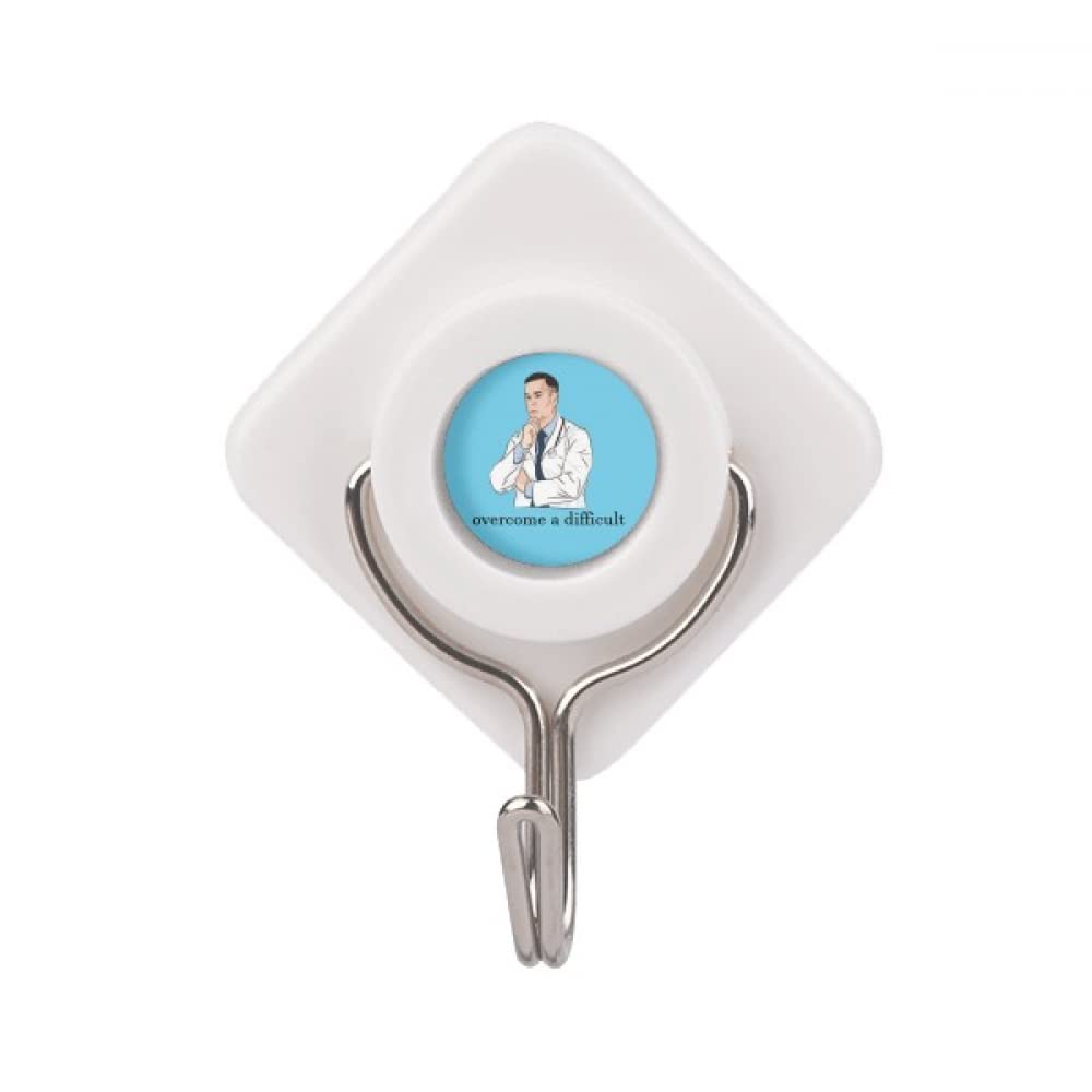 no/no Resistance Disease Anti Epidec Doctor Adhesive Wall Hooks Hanging Self Sticky