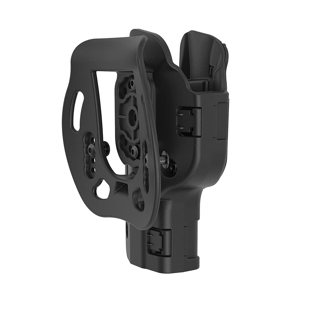 Kabura Wiosłowa G17 Owb Polimerowa Kabura do Glock17 Glock22 Glock31 Gen1-4 G17 Gen5 Otwarta Kabura do Noszenia na Zewnątrz Pas Poziom II Retencja Praworęczna Taktyczna Kabura na Broń
