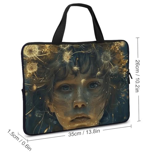Bolso bandolera para laptop 13 pulgadas unisex miniatura 2