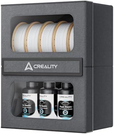 Creality Boîte de Rangement pour Filaments, Séchoir à Filaments avec Fermeture Magnétique, Étanche à l'humidité, Grande Capacité, Accès Facile