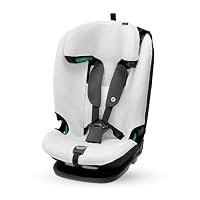 Maxi-Cosi Sommerbezug aus Biobaumwolle für den Titan Plus i-Size, Kindersitzbezug, atmungsaktives und feuchtigkeitsabsorbierendes Material, maschinenwaschbar, nachhaltige Baumwolle, Naturweiß – Ansicht 1