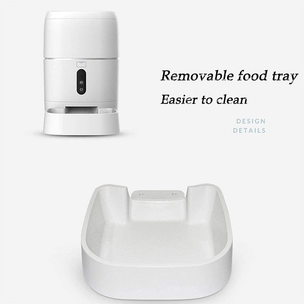 Worth having - Alimentatore automatico per animali domestici, erogatore di cibo per animali domestici Smart Feed per gatti e cani, Wi-Fi abilitato, app per Android e iOS, registratore vocale di alimen