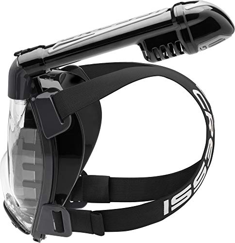 Máscara de snorkel facial completa para adultos Cressi - vista amplia clara, sistema anti-vaho - respiración fácil: Seguridad primero - Nuevo 2019 - Duke Dry: Diseñada en Italia miniatura 5