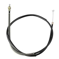 KIMISS Motorrad Kupplungszugleitung [Kunststoff & Hartstahl] für ATC200X 25S XR200 XR200R CB125S (schwarz)