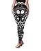 Women Leggings High Waisted Yoga Tights Tummy Control for Girl Halloween Steampunk Retro Comic Cosplay Punk Print Polyester Gothic Trousers Capris Pants S-4XL Plus Size