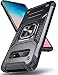 Produktbild DASFOND Armor Hülle für Samsung Galaxy S10 Case Militär Stoßfest Handyhülle [Upgrade 2.0] 360 Grad Metal Ring Halter Ständer Schutzhülle [für Handyhalterung Auto Magnet], Schwarz