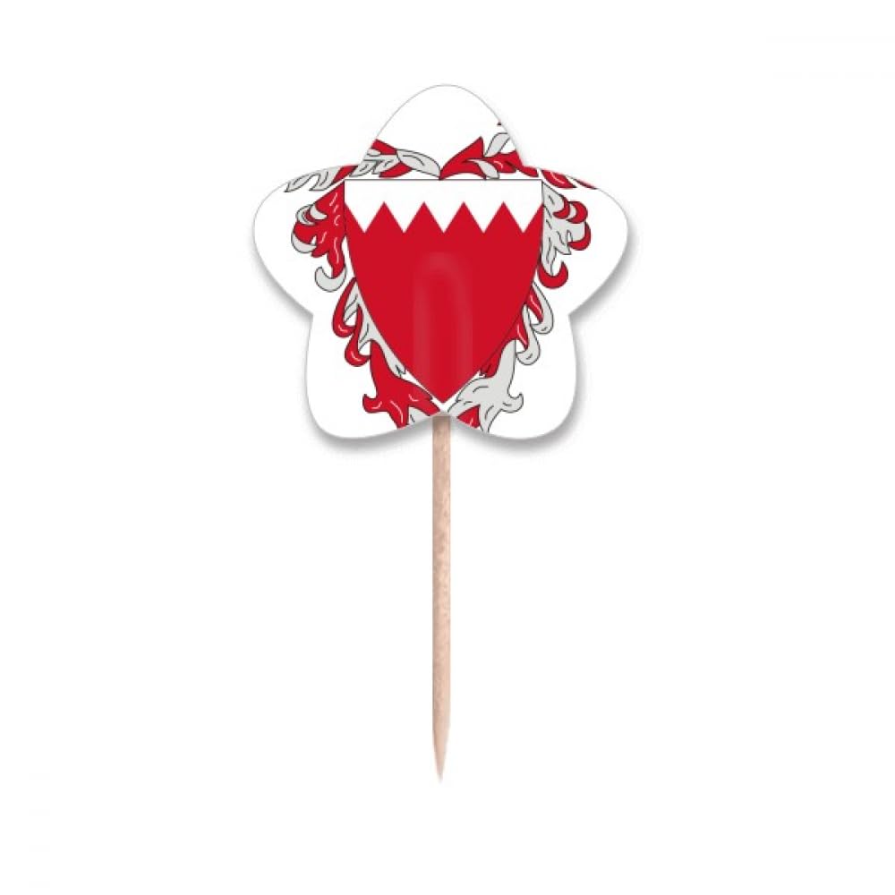 Drapeaux cure-dents Bahreïn de Manama pour décoration de cupcake