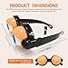 Hgkvnul Crazy Eyes Glasses, Funny Winking Glasses, Blinking Glasses with Manual Blink Action, for Shows & Parties Jokes, Costume (2PCS)