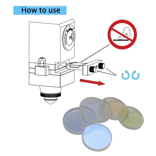 Image of D16*5-F60,Laser Welding Collimation Lens Dia.16mm Collimated Plano Convex Lens,SUP21S /T,SUP23S /T,F60,CT5.0,Cleaning Machine, for Hand-held Welding Head (D16-F60)