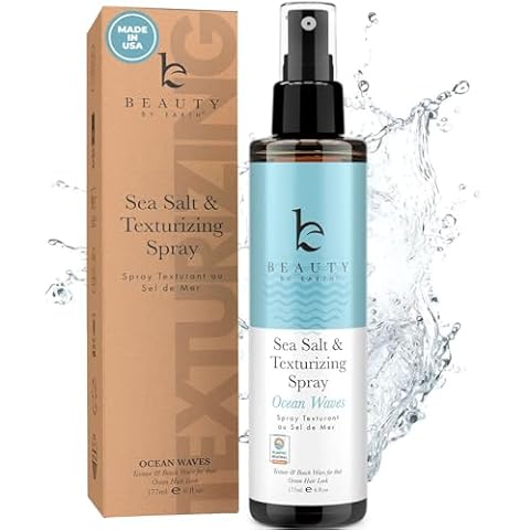 Sea Salt Spray for Textured Beach Waves & Volume - USA Made with Organic Ingredients, Texturing & Volumizing Spray for Fine Hair for Men & Women Cover
