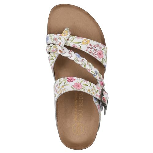 Image of White Mountain Women's Hazy Braided Footbed Sandal