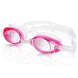 Sin fugas: equipado con un marco de silicona suave y flexible, las gafas de nadar sin fugas para niñas no solo pueden formar una junta de sellado sólida alrededor de los ojos, sino que también brindan a sus hijos un ajuste perfecto en diferentes formas faciales, sin necesidad de preocuparse por la filtración de agua o ojos rojos con picazón