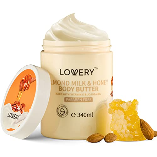 Almond Milk And Honey Whipped Body Butter - 2Pack Ultra-Hydrating Shea Butter Body Cream Enriched With Jojoba Oil And Vitamin E - Natural Skin Moisturizer For Men And Women - Normal To Dry Skin - 23Oz #TOP4