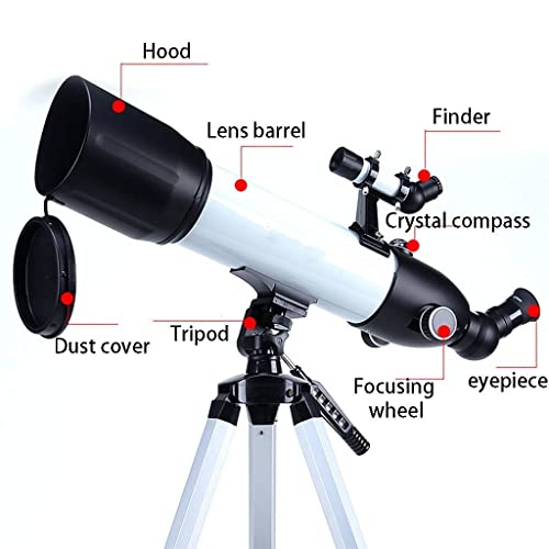 Telescopio Astronómico 80mm con Trípode para Principiantes miniatura 5